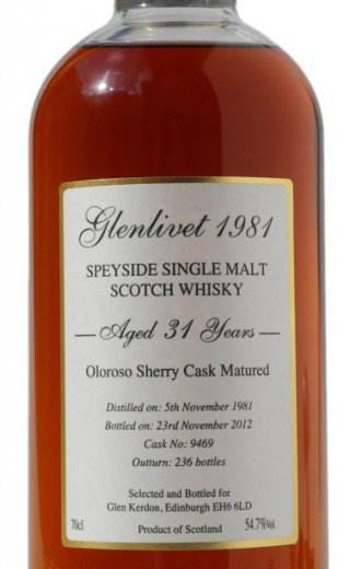 Glenlivet Glen Kerdon 1981