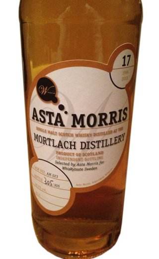 Mortlach 17 Asta Morris for Whiskytaste Sweden AB